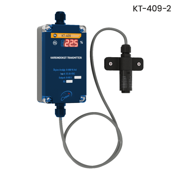 CBR KT-4X9 Göstergeli Karbondioksit Transmitteri