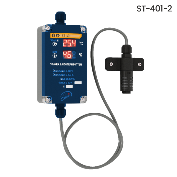 CBR ST-4XX Göstergeli Sıcaklık & Nem Transmitteri