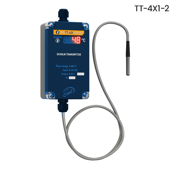 CBR TT-4XX Göstergeli Sıcaklık Transmitteri